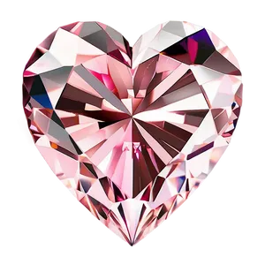 Radiant Pink Heart Diamond Clipart Png Nuv7 PNG Image