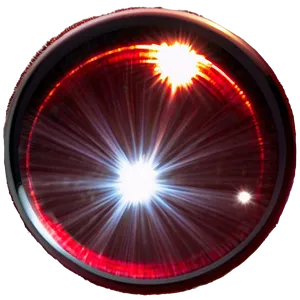 Radiant Red Lens Flare Png 45 PNG Image