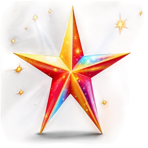 Radiant Sparkle Star Png 06212024 PNG Image