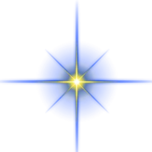 Radiant Star Light Effect PNG Image