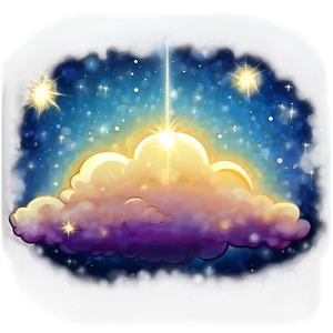 Radiant Starlit Sky Png Xxl PNG Image