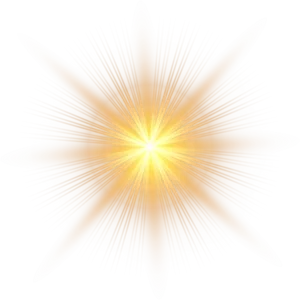 Radiant Sunburst Glow PNG Image