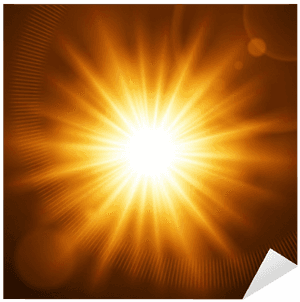 Radiant Sunburst Graphic PNG image with transparent background