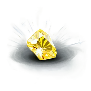 Radiant Yellow Diamond Illustration Png Iim84 PNG Image