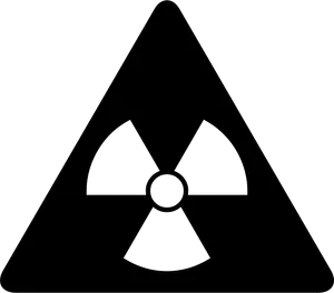 Radiation Hazard Symbol Graphic PNG Image