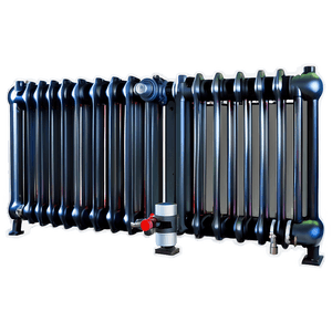 Radiator Heating System PNG onm PNG image with transparent background