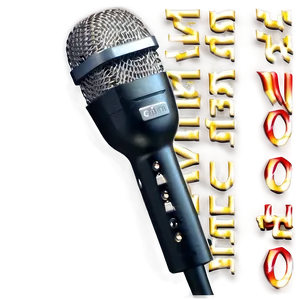 Radio Microphone D PNG Image