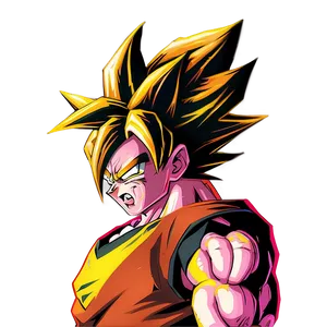 Rage Super Saiyan Hair Png Tep PNG Image