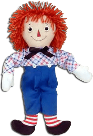 Raggedy Andy 80th Anniversary Boxed Limited Edition- Raggedy Ann Doll Png, Transparent Png PNG with transparent background
