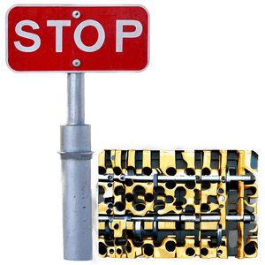 Railroad Stop Sign PNG kgn PNG image with transparent background