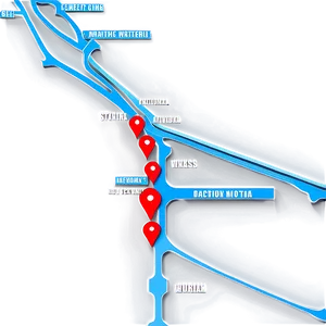 Railway Network Map Png Cog PNG Image