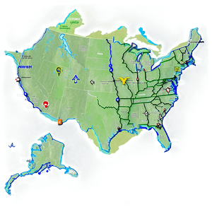 Railway Network Map PNG ild55 PNG image with transparent background