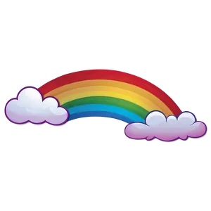 Rainbow Arc With Clouds Png 06282024 PNG Image