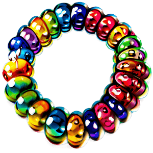 Rainbow Beads PNG 39 PNG with transparent background