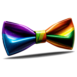 Rainbow Bow Tie Art PNG 76 PNG