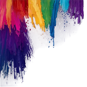 Rainbow Brushstroke Background Png 35 PNG Image