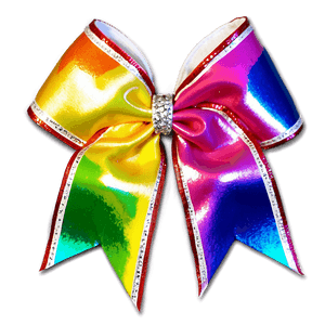Rainbow Cheer Bow PNG wfu18 PNG