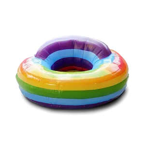 Rainbow Cloud Pool Float Png Iko93 PNG Image