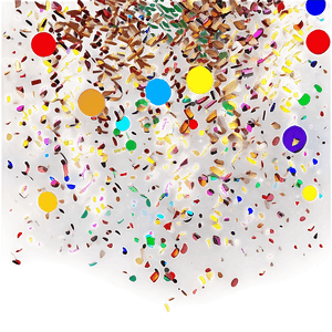Rainbow Confetti PNG 04292024 PNG image with transparent background