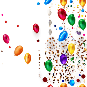 Rainbow Confetti PNG bst99 PNG image with transparent background