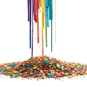 Rainbow Confetti PNG iwp35 PNG image with transparent background