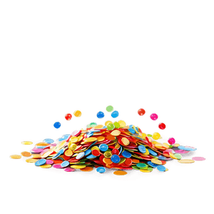 Rainbow Confetti PNG uyv44 PNG image with transparent background