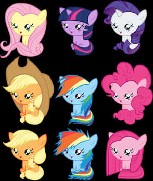 Rainbow Dash Rarity Pinkie Pie Fluttershy Applejack - Baby Pony My Little Pony, HD Png Download PNG image with transparent background