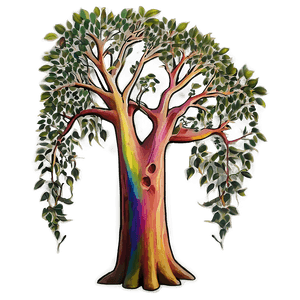 Rainbow Eucalyptus Tree PNG 05242024 PNG