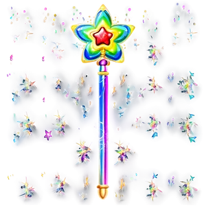 Rainbow Fairy Wand Png 62 PNG Image