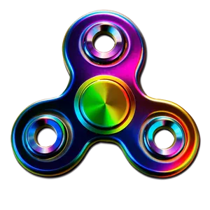 Rainbow Fidget Spinner Png Kwm96 PNG Image