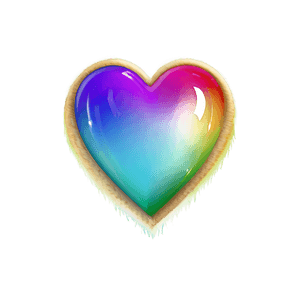 Rainbow Heart Emoji Transparent Clipart 76 PNG image with transparent background