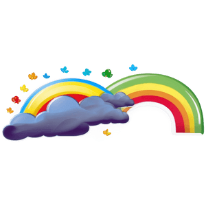Rainbow Illustration PNG kye79 PNG image with transparent background