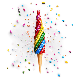 Rainbow Sprinkles PNG 05252024 PNG