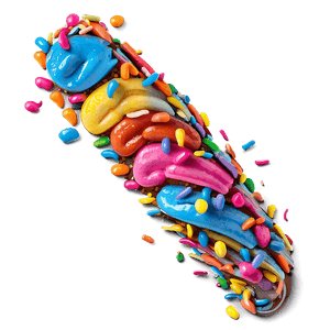 Rainbow Sprinkles PNG 05252024 PNG