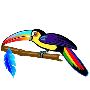 Rainbow Toucan Art Png 88 PNG Image