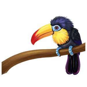 Rainbow Toucan Art Png Tkq67 PNG Image