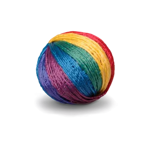 Rainbow Yarn Ball Png Lwv PNG Image