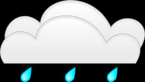 Rainy_ Cloud_ Clipart PNG image with transparent background