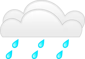 Rainy Cloud Clipart PNG Image