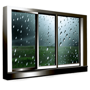 Rainy Day Window Scene PNG msb32 PNG image with transparent background