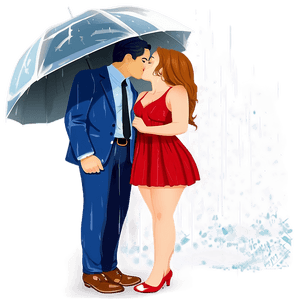 Rainy Kiss PNG oqk PNG image with transparent background