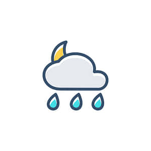 Rainy Weather Icon PNG image with transparent background
