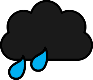 Black Rain Cloud Cartoon, HD Png Download PNG image with transparent background