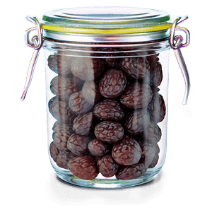 Raisins in Jar PNG 06262024 PNG with transparent background