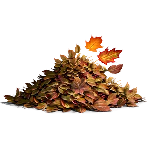 Raked Leaf Pile Png Qai43 PNG Image