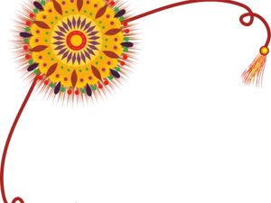 Rakhi Festival Traditional Design PNG Image