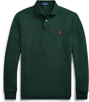 Ralph Lauren Green Polo Shirt PNG Image