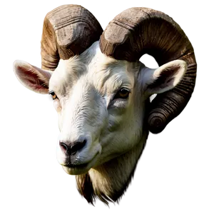 Ram Head A PNG Image