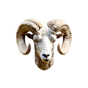 Ram Head With Mountain Background Png Lfh PNG Image