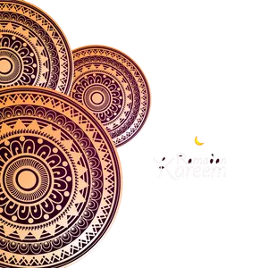 Ramadan Kareem Greeting Design PNG Image